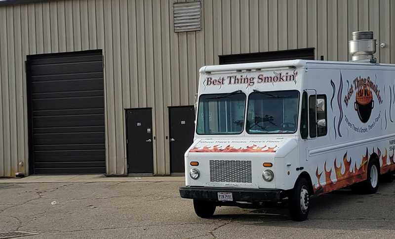 Parked Food Truck